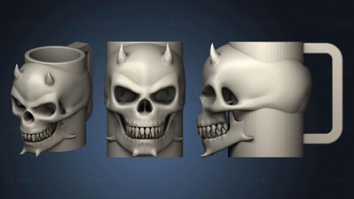 3D model Skull Mug (STL)